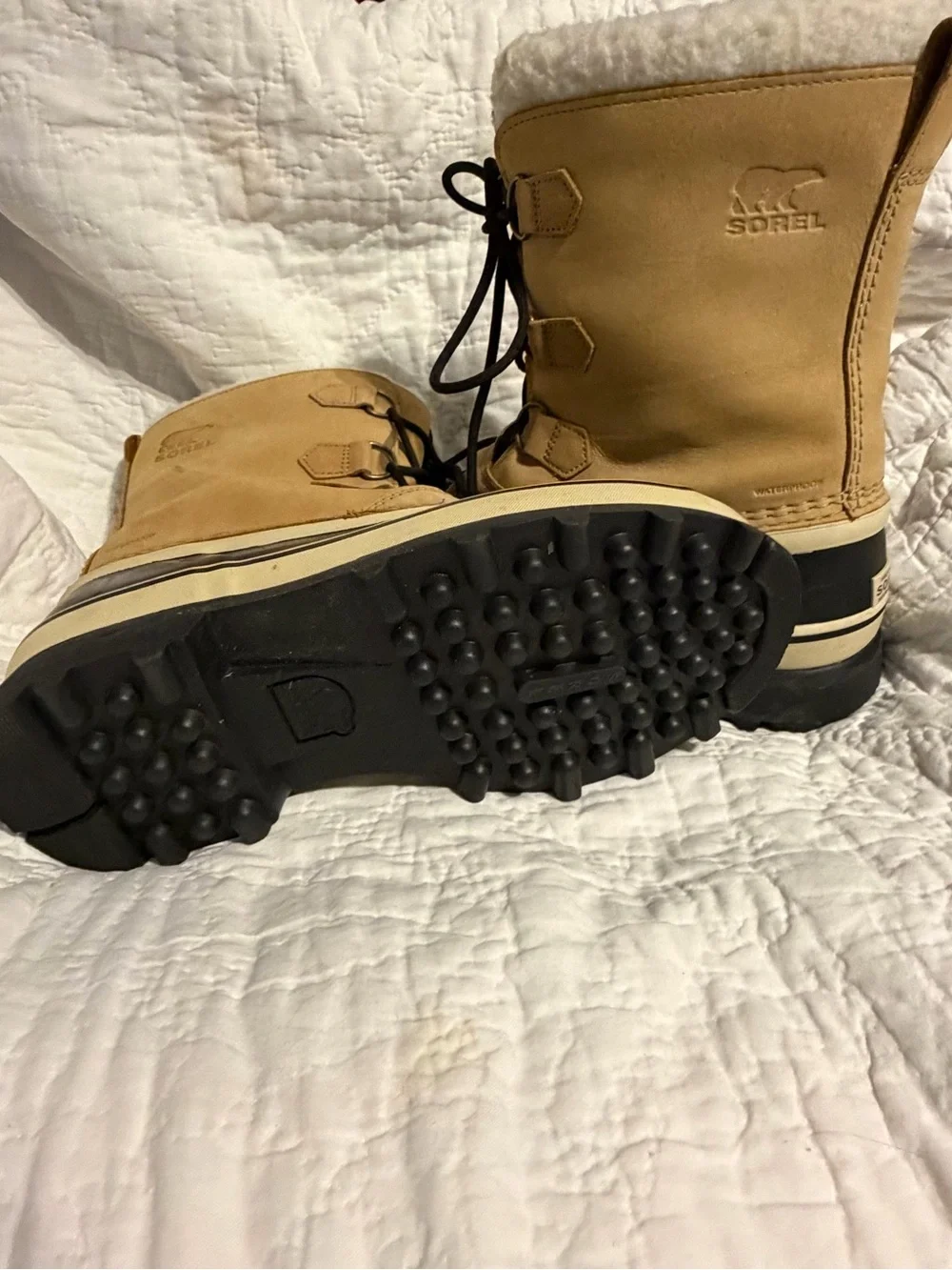 Sorel Caribou Waterproof, Insulated Winter Boots Size 7 men’s/ 8 1/2 women’s